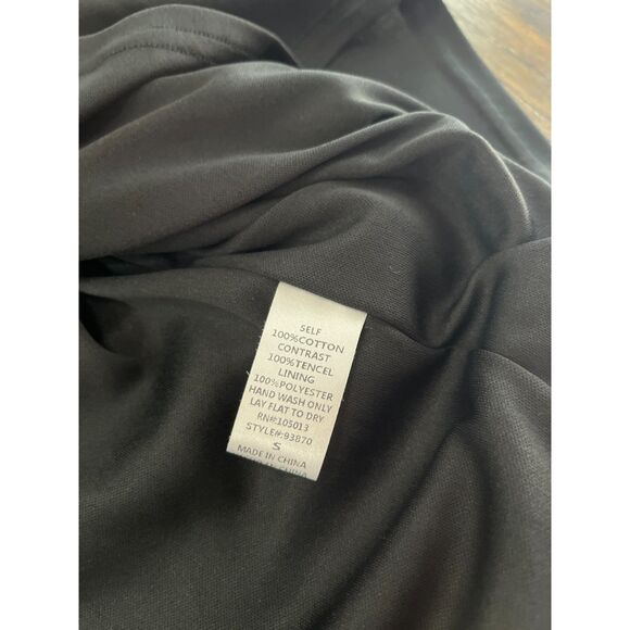 Savanna Jane Embroidered Boho Dress Black Multi Stripe Floral Size Small NWT - Picture 6 of 12